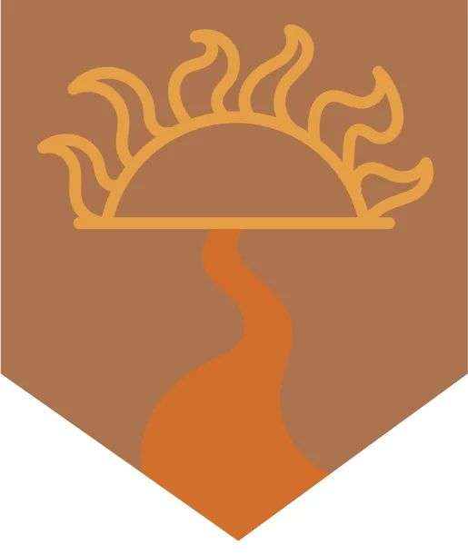 Lathander's symbol made as an illustration by doize demos