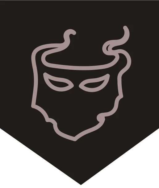 Mask's symbol made as an illustration by doize demos
