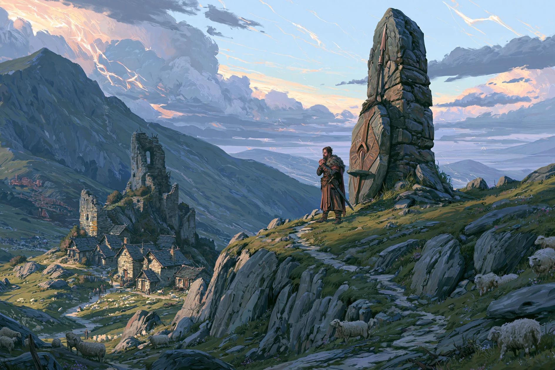 Wyvernhunt – Mountain Hamlet and Shrine of Tempus in Cormyr