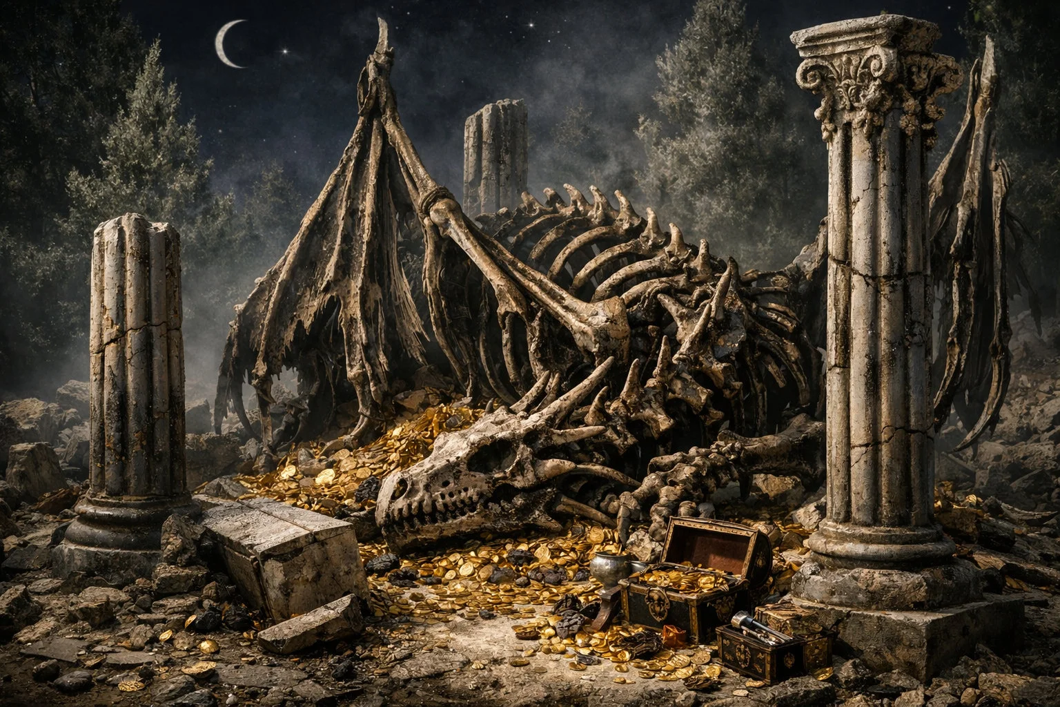 Wormtower – Ruined Mage Tower and Dragon Hoard