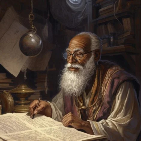 Baskar Lendo - Sage and bookstore owner