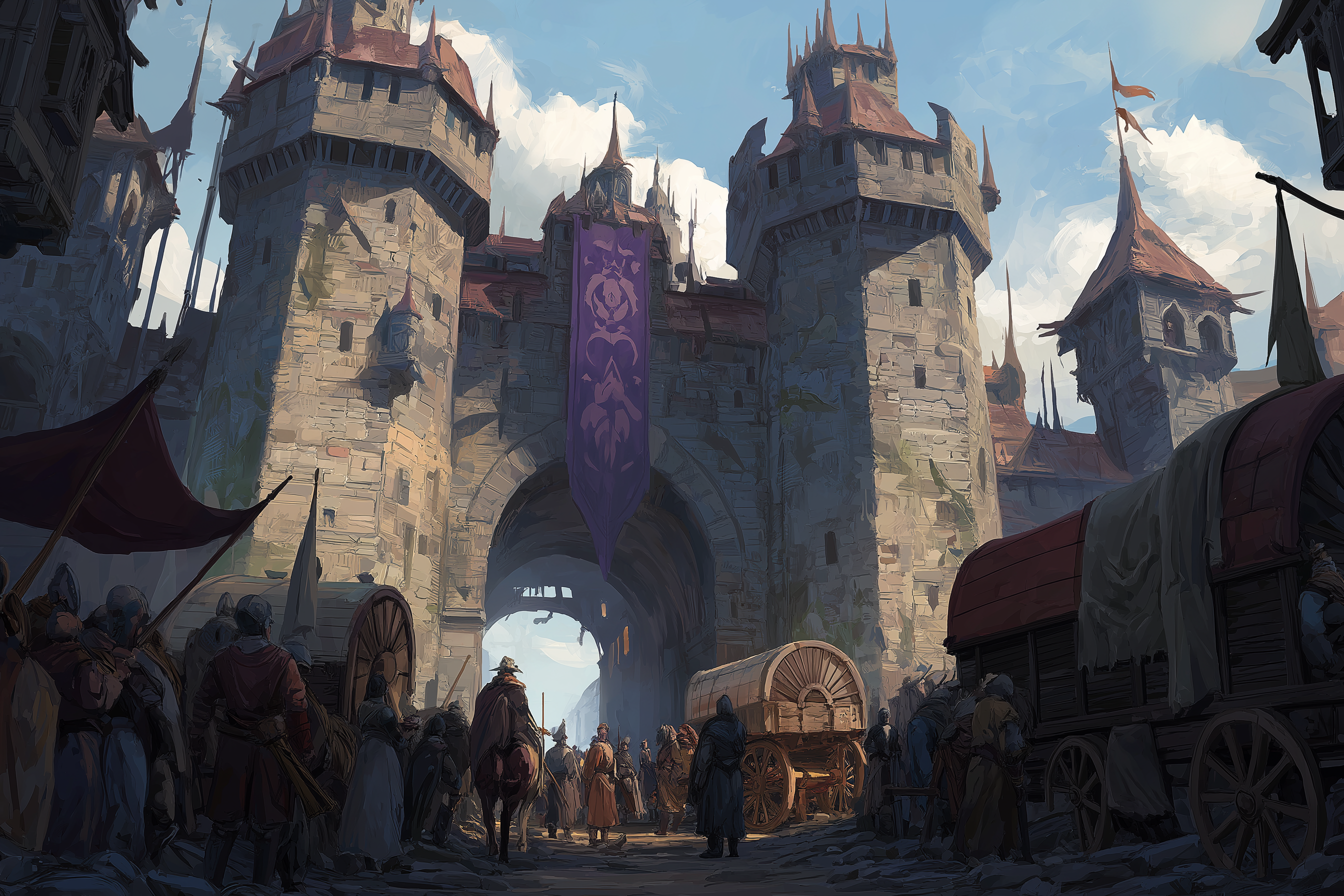 Arabel city gate - Cormyr - Forgotten Realms
